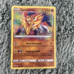 Zamazenta 102/185 - SWSH Vivid Voltage - Amazing Rare Holo - Pokemon TCG English - Image 1