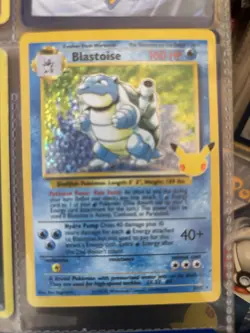 Pokemon Blastoise Holo Celebrations 2/102 2021 English TCG Lot 25th anniversary - Image 1