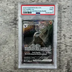 Excadrill ex 168/086 Pokemon PSA 9 Sv: Black Bolt Special Illustration Rare Holo - Image 1