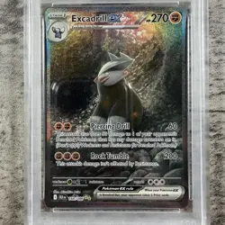 Excadrill ex 168/086 Pokemon PSA 9 Sv: Black Bolt Special Illustration Rare Holo - Image 3