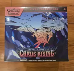 Pokemon Chaos Rising Elite Trainer Box ETB Sealed ME04 CRI Mega Evolution TCG - Image 1