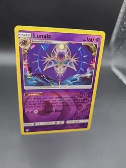 Pokemon Lunala SM - Cosmic Eclipse 102/236 Near Mint NM Reverse Holo - Image 2
