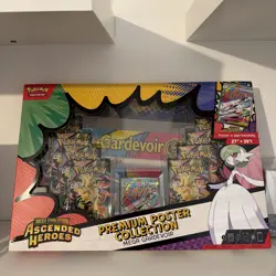 Pokemon Ascended Heroes Poster Collection Lucario x2 And Gardevoir x1 - Image 2