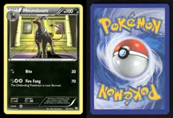 Houndoom 75/124 R Dragons Exalted LP Pokemon - Image 3