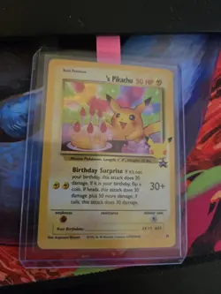 Birthday Pikachu Promo Celebrations Edition Pokemon TCG - Image 1