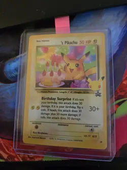 Birthday Pikachu Promo Celebrations Edition Pokemon TCG - Image 2