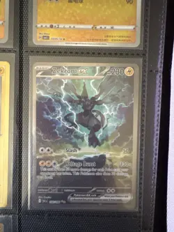 Pokemon TCG Zekrom EX Black Bolt Special Illustration Card #166/086 SV - Image 5