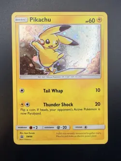 PIKACHU ⚡ SM98 • Pokemon TCG Sun And Moon Promo Black Star Holo 2017 NM - Image 2
