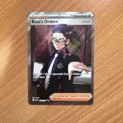Boss's Orders 256/217 Full Art Pokemon Ascended Heroes NM - Image 1