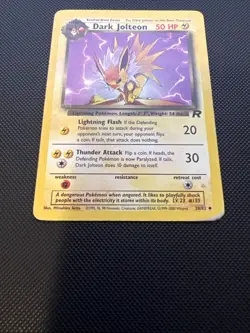 Dark Jolteon 38/82 Team Rocket Uncommon Unlimited Pokemon - Image 5