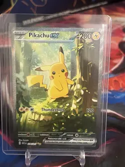 Pokemon TCG Pikachu EX Ascended Heroes SIR 276/217 Near Mint Pack Fresh Holo - Image 1