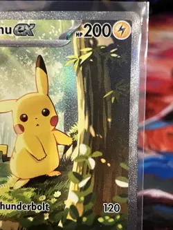 Pokemon TCG Pikachu EX Ascended Heroes SIR 276/217 Near Mint Pack Fresh Holo - Image 3