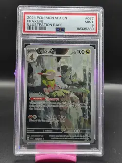 2024 Pokemon Shrouded Fable ** FRAXURE ** Illustration Rare #77 💎 PSA 9 💎 - Image 1