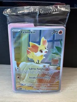 Pokemon Fennekin 080 SEALED Chaos Rising Promo Illustration Rare NM - Image 1