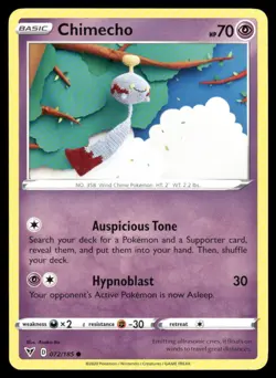 Chimecho 072/185 Common Vivid Voltage Pokemon Lightly Played - Image 1