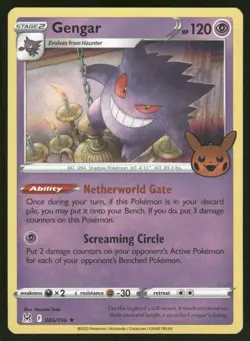 Gengar 066/196 Holo Trick or Trade BOOster 2023 Pokemon Holo NM - Image 1
