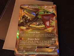 Rayquaza EX 85/124 Holo EX Rare Dragons Exalted Pokemon NM/M NICE! - Image 1