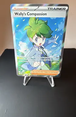 Pokemon Wally's Compassion 176/132 Me01: Mega Evolution Holo - Image 1