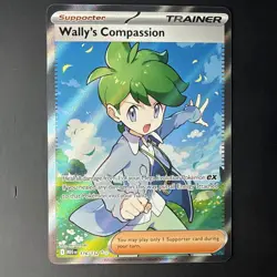Pokemon Wally's Compassion 176/132 Me01: Mega Evolution Holo - Image 2