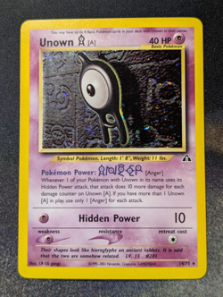Pokemon Unown A Neo Discovery 14/75 holo - NM - Image 1