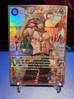 One Piece TCG Ace Op13-119 SEC AA Manga Englisch (PROXY) - Image 1