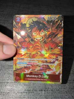 Carte One Piece Monkey.D.Luffy OP01-024 SR Alternate Art Romance Dawn English - Image 3