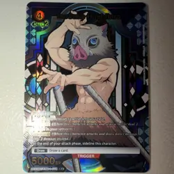 Inosuke Hashibira (078) (R*) Holo - Demon Slayer (UE05BT) Union Arena - English - Image 1