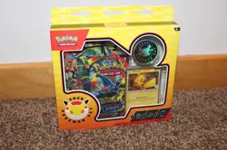 Pokemon Day 2026 Collection Box 3x booster packs, coin, Pikachu promo card NEW - Image 1