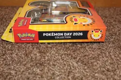 Pokemon Day 2026 Collection Box 3x booster packs, coin, Pikachu promo card NEW - Image 3