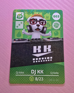 Animal Crossing DJ KK Special SP Card #003 Holo Finish Set 8/23 Standard - Image 1