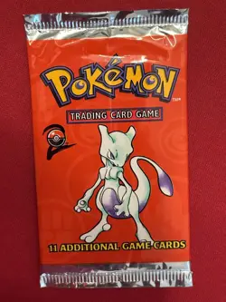 WOTC Pokemon Base Set 2 Booster Pack FACTORY SEALED Mewtwo Artwork - Image 1