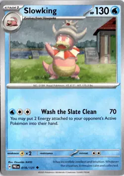 Slowking 019/131 SV: Prismatic Evolutions Pokemon Card TCG - Image 1