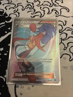 Pokemon Skyla 122/122 Ultra Rare Full Art Holo Trainer XY BREAKpoint Card - Image 1