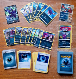 Custom Creature Themed Pokemon 60 Card Dark Deck Featuring Grimmsnarl V - Image 1