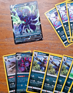Custom Creature Themed Pokemon 60 Card Dark Deck Featuring Grimmsnarl V - Image 2