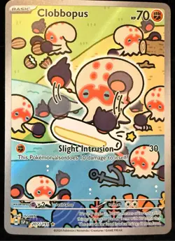 Pokemon TCG Clobbopus 207/191 SV08 Surging Sparks Illustration Holo Card - Image 1