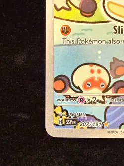 Pokemon TCG Clobbopus 207/191 SV08 Surging Sparks Illustration Holo Card - Image 3