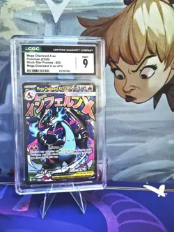 Pokemon TCG CGC 9 Charizard x EX 023 UPC Black Star Promo Card - Image 1
