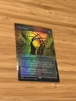 Mox Opal (Borderless) -Foil Near Mint MTG Double Masters - Image 1