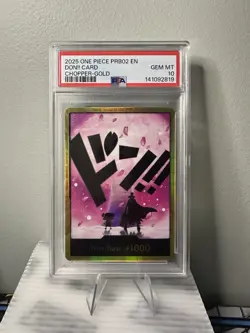 DON!! Card (Chopper) (Gold) Premium Booster -The Best- Vol. 2 Foil - Image 1