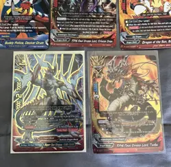 Buddyfight 5 Card Lot w/ Fifth Omni Lord Tenbu & Balle Soleil Triple Rares - Image 2