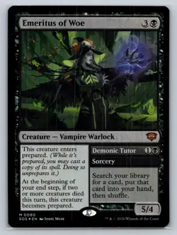 Secrets of Strixhaven Magic: The Gathering Emeritus of Woe Foil - Image 1