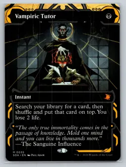 Vampiric Tutor Secrets of Strixhaven: Mystical Archive Regular - Image 1