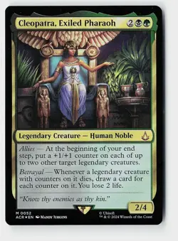 Cleopatra, Exiled Pharaoh Foil M Universes Beyond: Assassin's Creed 52 NM - Image 1