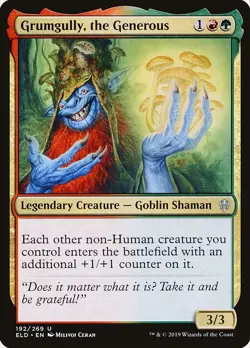 Grumgully, the Generous Foil Throne of Eldraine 192 NM MTG - Image 1