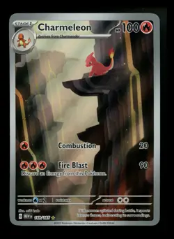 Charmeleon 169/165 Scarlet Violet 151 2023 IR Pokemon Card TCG - Image 1