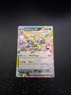 Play! Pokemon Prize Pack Series 7 Prismatic Evolutions 060/131 Umbreon ex MINT - Image 1
