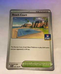 Pokemon Asia Exclusive Beach Court Gym Promo Stamped 067/198 - Image 1