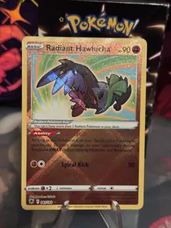 Pokemon TCG Radiant Hawlucha Astral Radiance 081/189 Holo Radiant Rare - Image 1