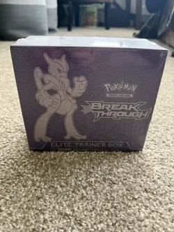 Pokemon TCG Elite Trainer Box [Mewtwo X] - XY - BREAKthrough (BKT) - New Sealed - Image 1